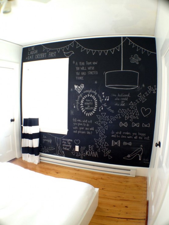 Cool Chalkboard Bedroom Decor Ideas To Rock