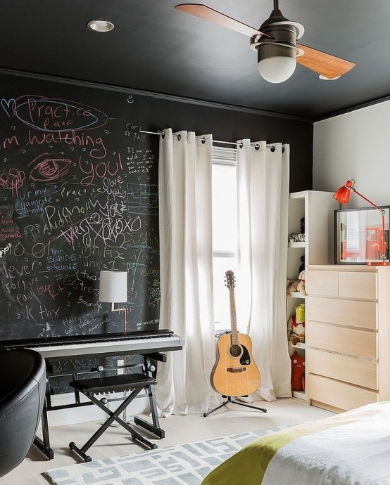 Cool Chalkboard Bedroom Decor Ideas To Rock