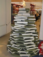 Books Christmas Tree