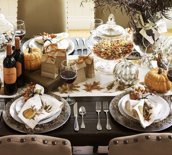 71 Cool Fall Table Settings For Special Occasions And Not Only ... 71 Cool Fall Table Settings For Special Occasions And Not Only ...