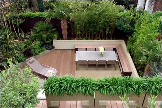 Cool Gardern And Roof Terrace Design