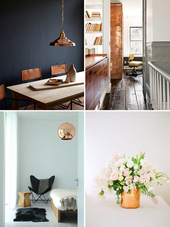 24 Hot Home Décor Ideas With Copper - DigsDigs