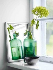 Cool Ideas To Use Vintage Bottles In Decor