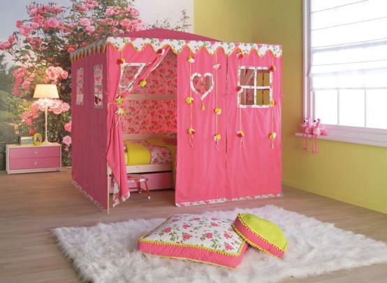 Cool Kids Room Beds with Nice Tents by Life Time