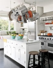 Cool Kitchen Pots And Lids Storage Ideas