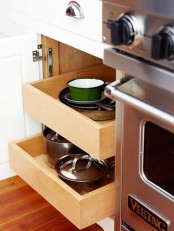 Cool Kitchen Pots And Lids Storage Ideas