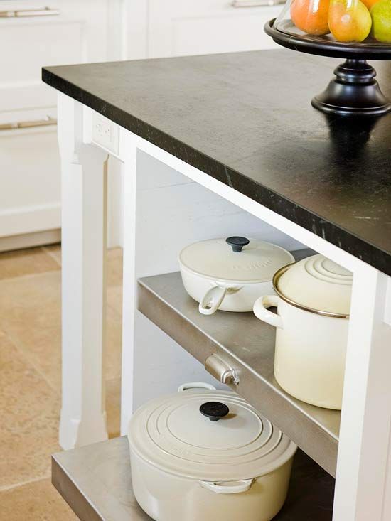 Cool Kitchen Pots And Lids Storage Ideas