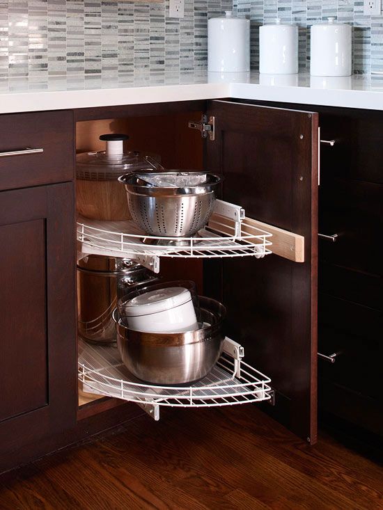 Cool Kitchen Pots And Lids Storage Ideas