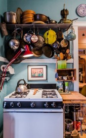 Cool Kitchen Pots And Lids Storage Ideas