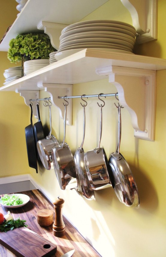 Cool Kitchen Pots And Lids Storage Ideas