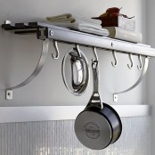 Cool Kitchen Pots And Lids Storage Ideas