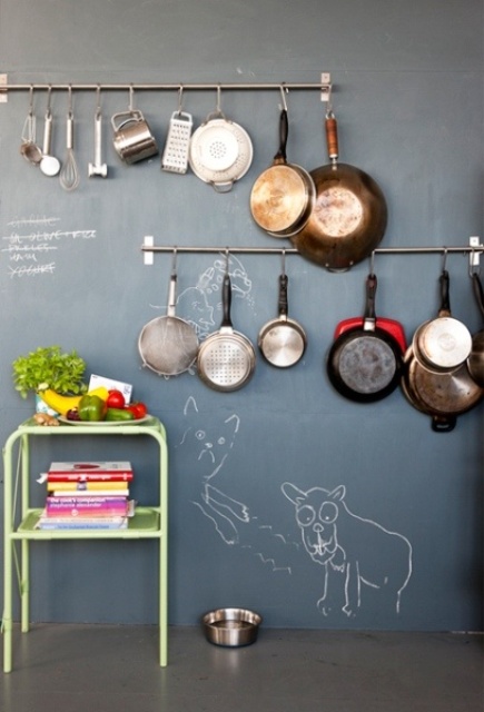 Cool Kitchen Pots And Lids Storage Ideas