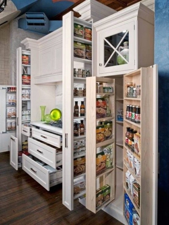 77 Useful Kitchen Storage Ideas - DigsDigs