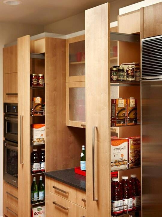 56 Useful Kitchen Storage Ideas - DigsDigs