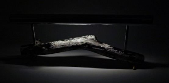 Cool Modern Lamp Of Wood And Steel