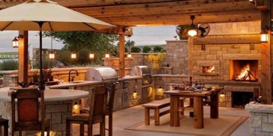 51 Cool Outdoor Barbeque Areas - DigsDigs