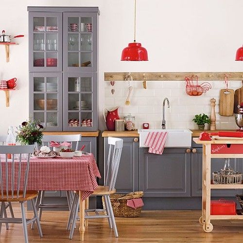 39 Cool Red  And Grey Home  D cor Ideas  DigsDigs