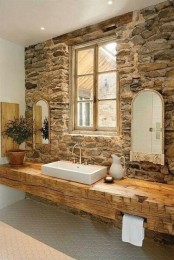 Cool Rustic Bathroom Designs