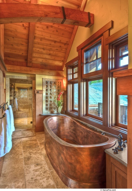 66 Cool Rustic Bathroom Designs - DigsDigs