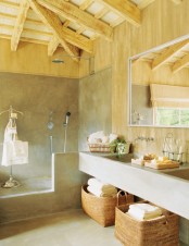 Cool Rustic Bathroom Designs