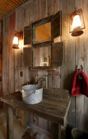 Cool Rustic Bathroom Designs