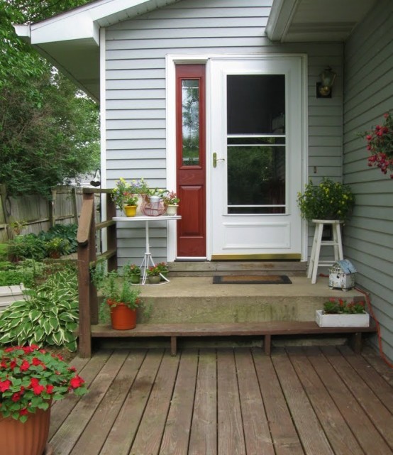 47 Cool Small Front Porch Design Ideas - DigsDigs