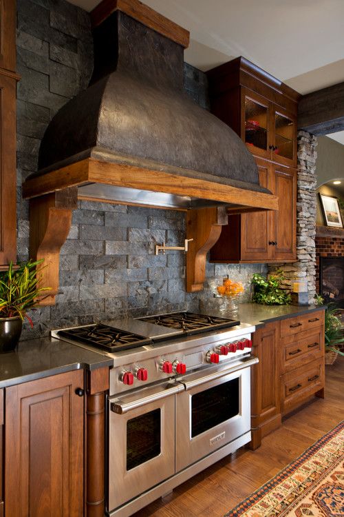 29 Cool Stone And Rock Kitchen Backsplashes That Wow - DigsDigs