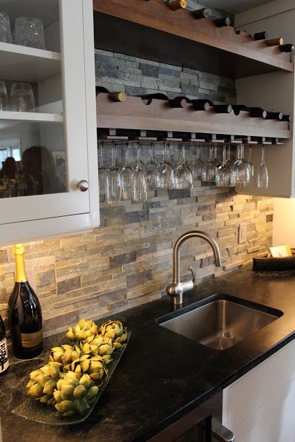 Cool Stone And Rock Kitchen Backsplashes That Wow