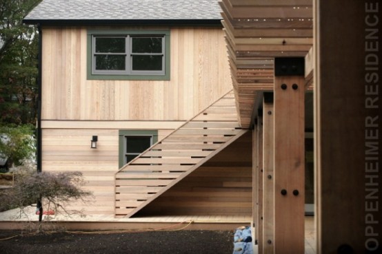 Cool Wooden Frame House Plan