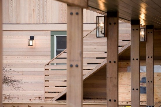 Cool Wooden Frame House Plan