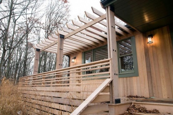 Cool Wooden Frame House Plan