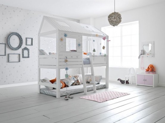 IKEA Kura bed turned into an awesome house