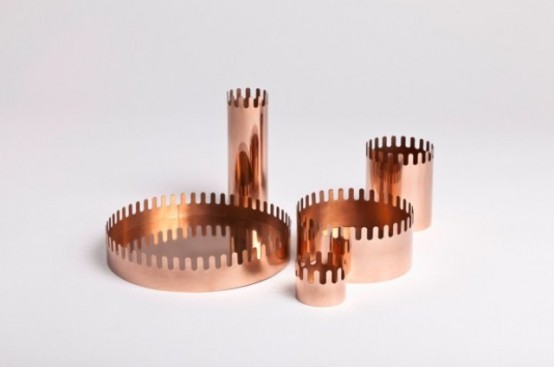 Copper Furniture Pieces And Lamps