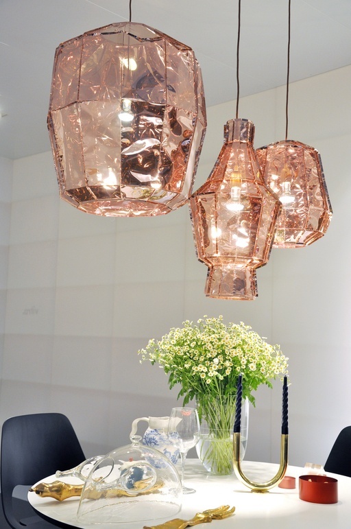 Copper Furniture Pieces And Lamps