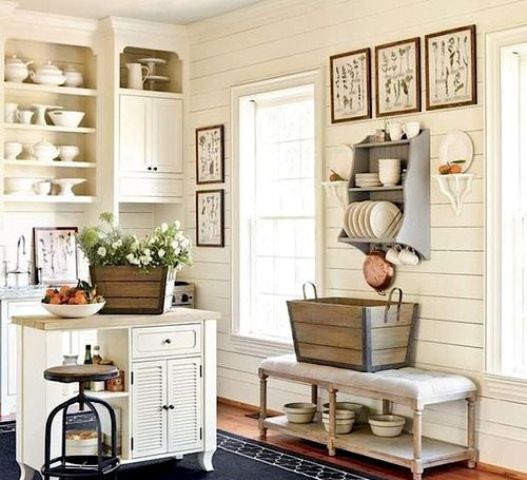 An unique kitchen island is a cool thing to make your kitchen really special.