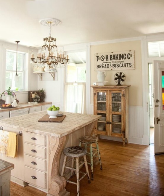 35 cozy and chic farmhouse kitchen décor ideas - digsdigs