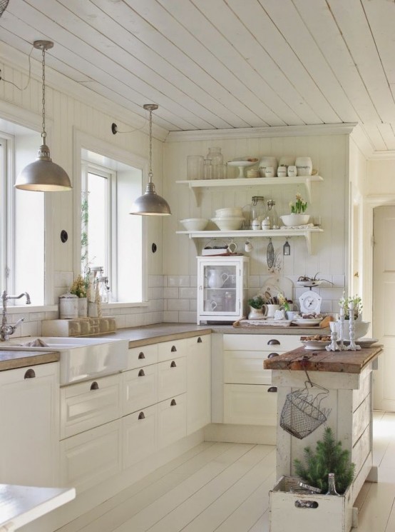 35 Cozy And Chic Farmhouse  Kitchen  D cor Ideas  DigsDigs