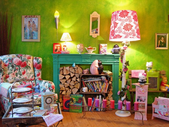 Cozy And Colorful Reading Area