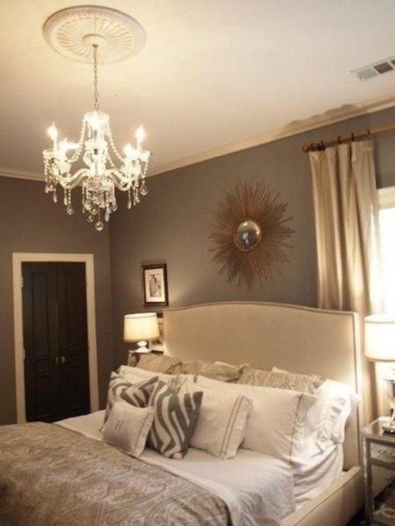 brown and beige bedroom decor