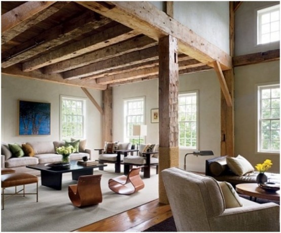 cozy inviting barn living rooms