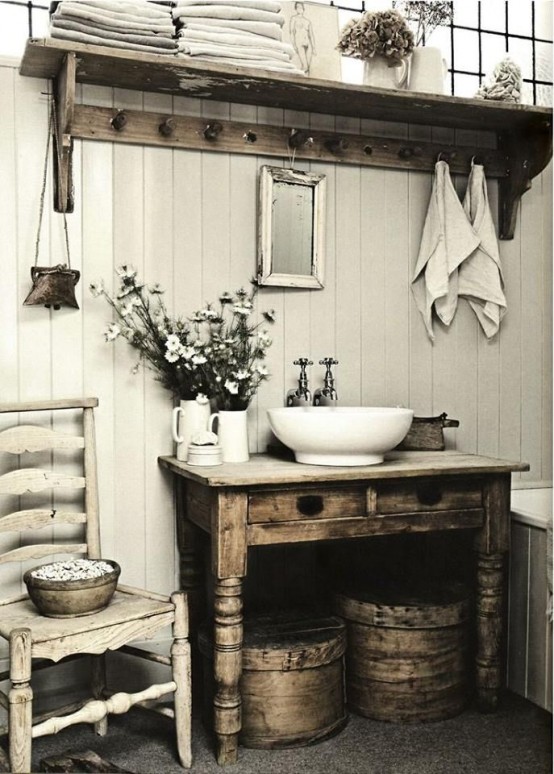 32 Cozy And Relaxing Farmhouse Bathroom Designs - DigsDigs 32 Cozy And Relaxing Farmhouse Bathroom Designs - DigsDigs