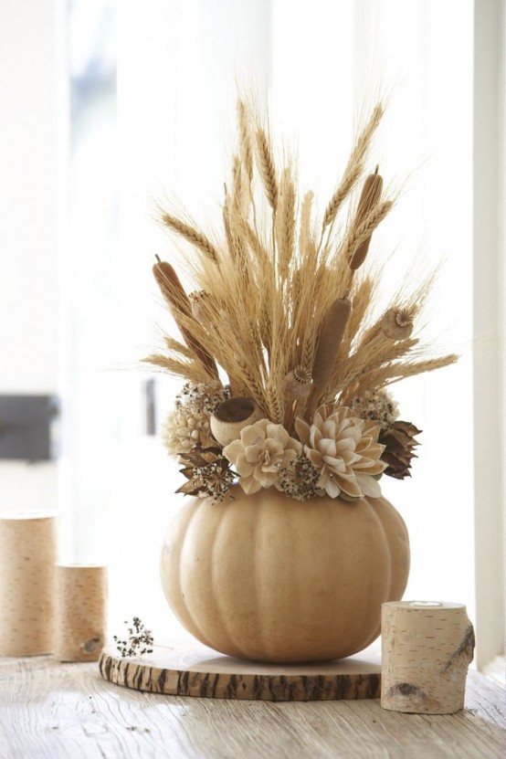 24 Warming And Cozy Wheat Decorations For Fall - DigsDigs