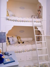Cozy Bedroom For Two Kids With A Bunk Bed