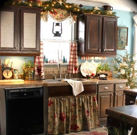 40 Cozy Christmas  Kitchen  D cor Ideas  DigsDigs