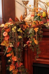 Cozy Fall Staircase Decor Ideas