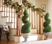 Cozy Fall Staircase Decor Ideas