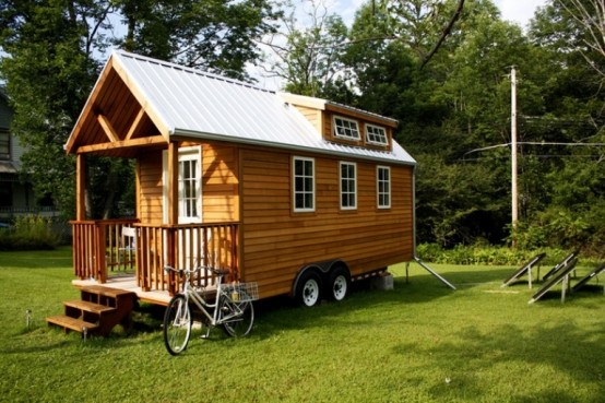 Cozy Modular House With A Levitating Bed