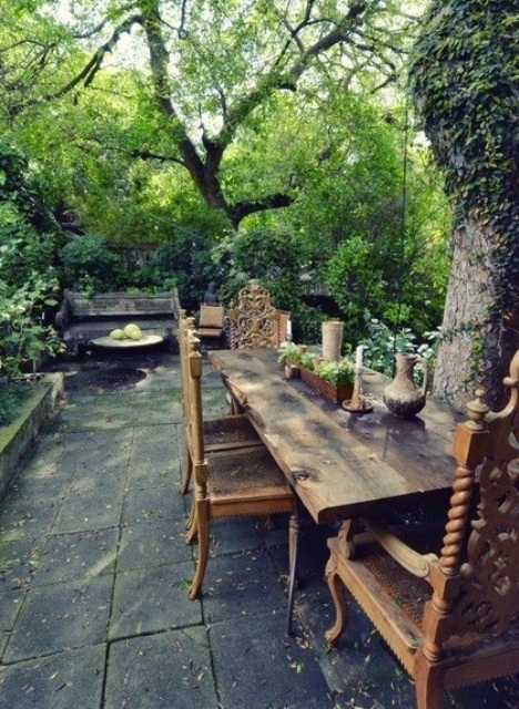 cozy rustic patio designs 33