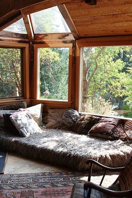 Cozy Sunroom In A Forest