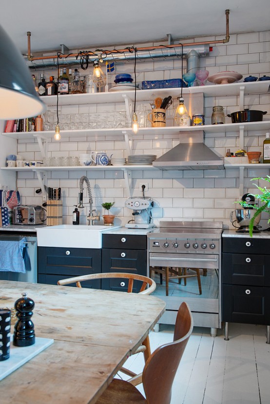 Cozy Swedish Apartment With A Humorous Character